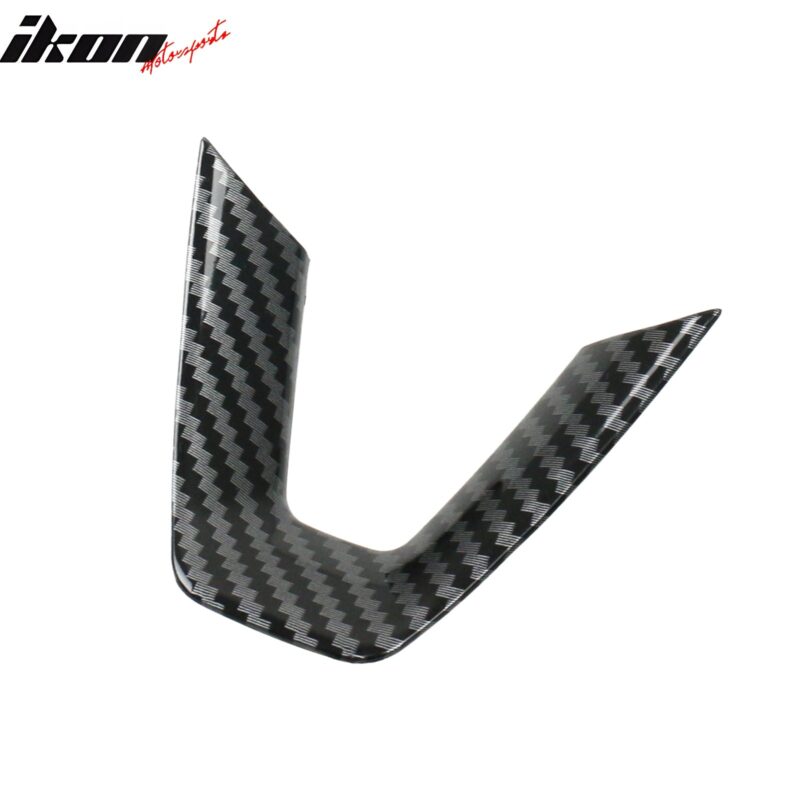 2024-2025 Tesla Model 3 Carbon Fiber Print Steering Wheel Panel Trim - Image 4