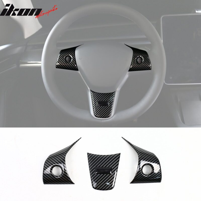 2017-2023 Tesla 3 & 20-23 Y Steering Wheel Trim ABS - Image 7