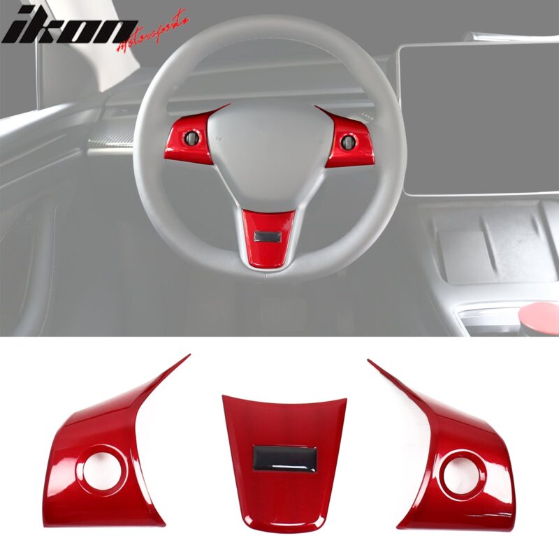 2017-2023 Tesla 3 & 20-23 Y Steering Wheel Trim ABS - Image 18
