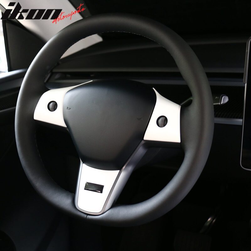 2017-2023 Tesla 3 & 20-23 Y Steering Wheel Trim ABS - Image 4