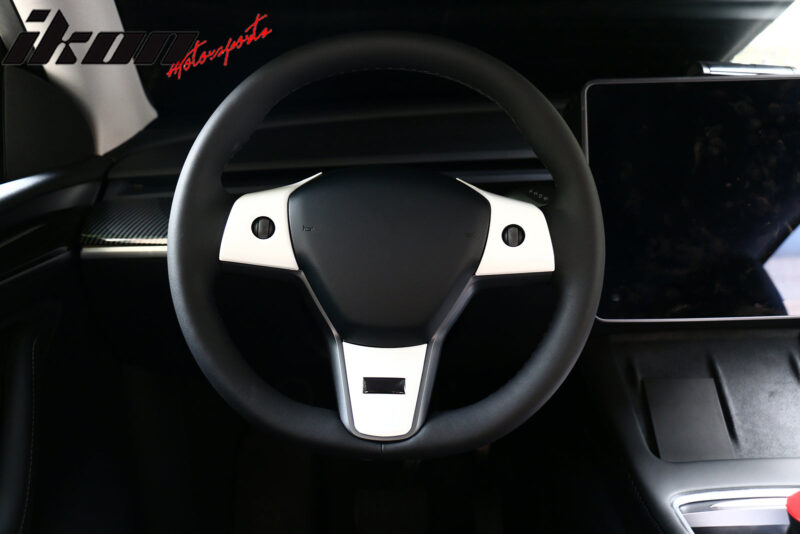 2017-2023 Tesla 3 & 20-23 Y Steering Wheel Trim ABS - Image 5