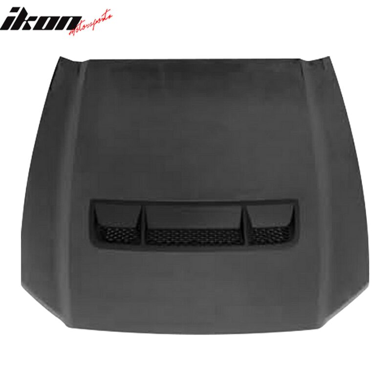 2010-2014 Ford Mustang GT500 Style Hood Aluminum Air Intake Panel - Image 4