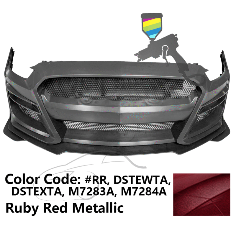 2015-2017 Mustang GT500 Front Bumper Painted - Image 9
