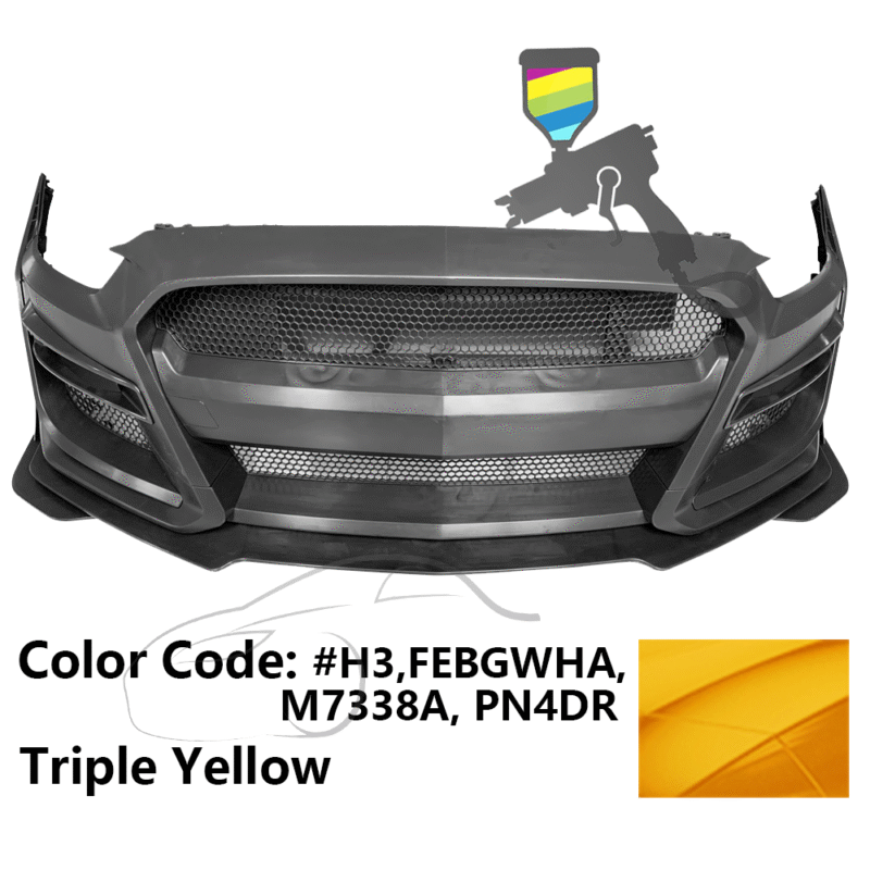 2015-2017 Mustang GT500 Front Bumper Painted - Image 8