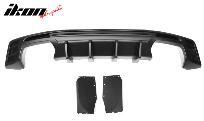 2014-2015 Camaro 6th ZL1 Style Rear Bumper + 3PC Diffsuer w/ Reflector - Image 10