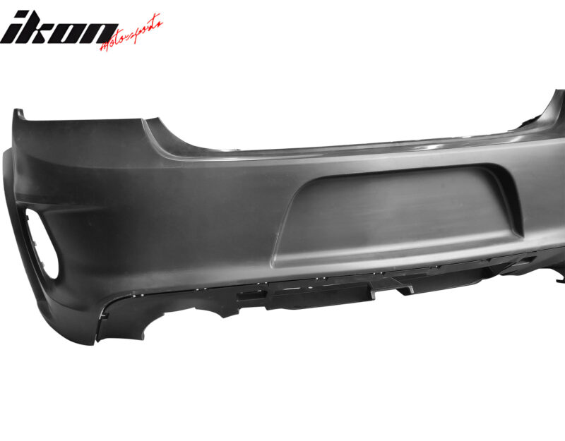 2020-2023 Dodge Charger Bumper  + Carbon Fiber Print Rear Diffuser PP - Image 5