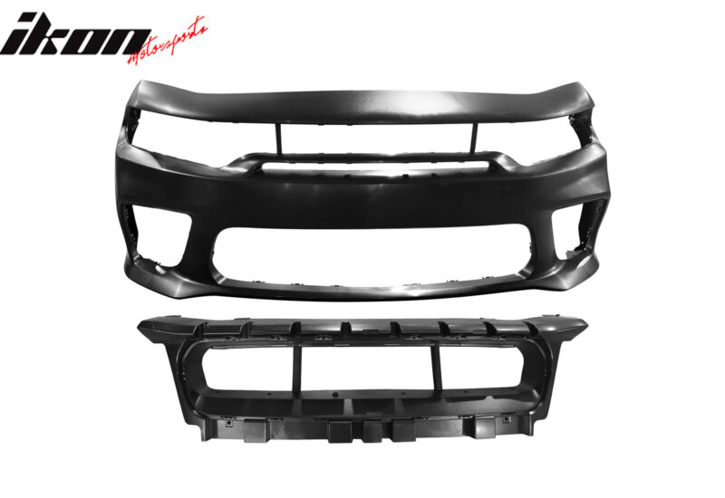 2020-2023 Dodge Charger Widebody Bumper Cover W/ SRT Grilles LED PP - Image 6