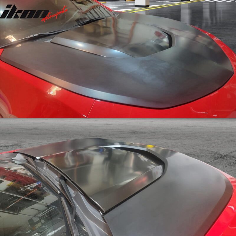 2016-2024 Chevrolet Camaro ZL1 Black Car Hood Guards Aluminum - Image 11