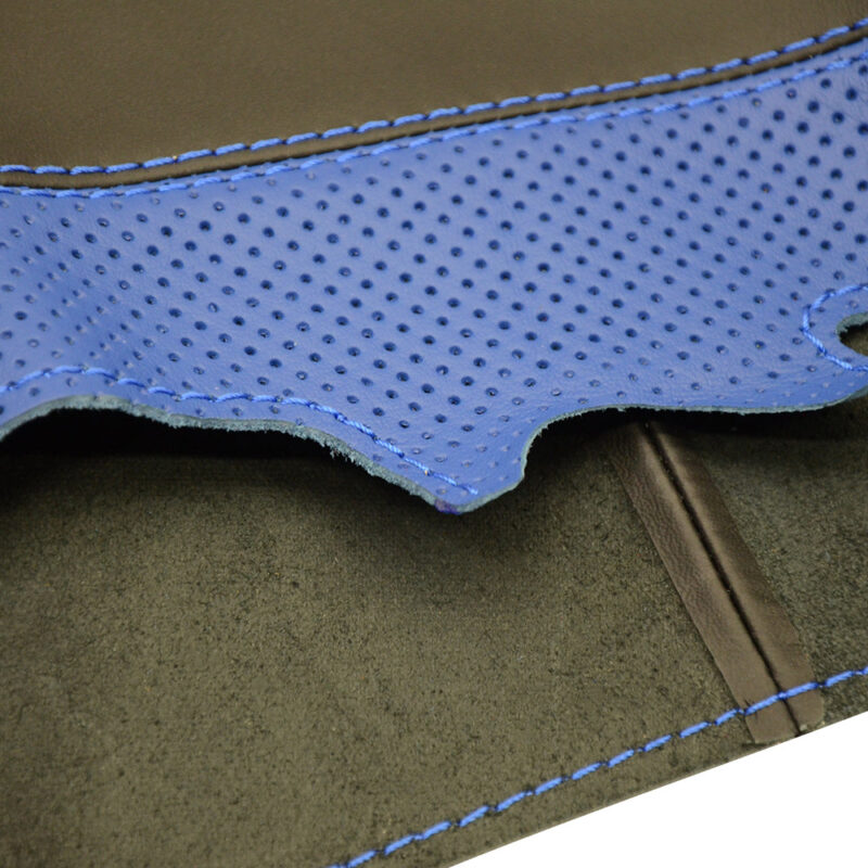 2008-2011 Honda Accord Black Blue Steering Wheel Wrap Sedan - Image 5
