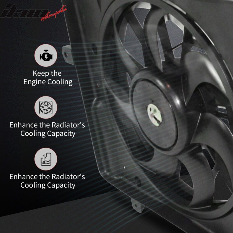 2008-2012 Honda Accord Sedan/Coupe 2012-2015 Crosstour Cooling Fan - Image 5