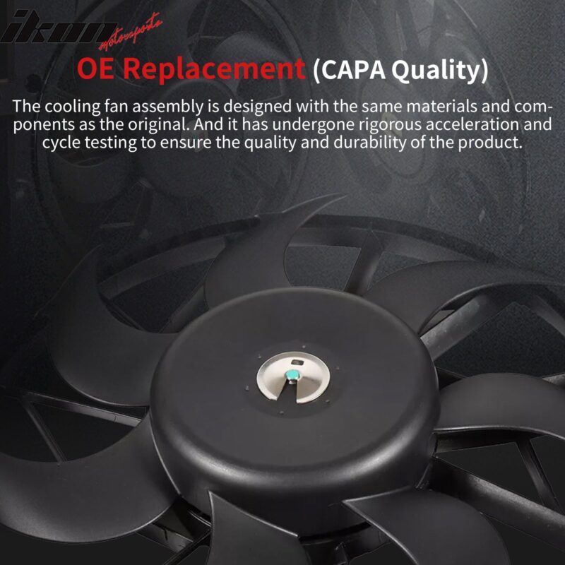 2013-2014 Hyundai Genesis Coupe L4/2.0L W/ Resistor Cooling Fan Kit - Image 6